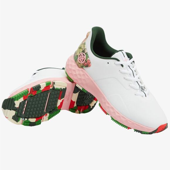 G/FORE x Barstool MG4+ Women's Golf Shoe SZ 7 Pink & Green Floral MSRP $250 EUC - Picture 4 of 12
